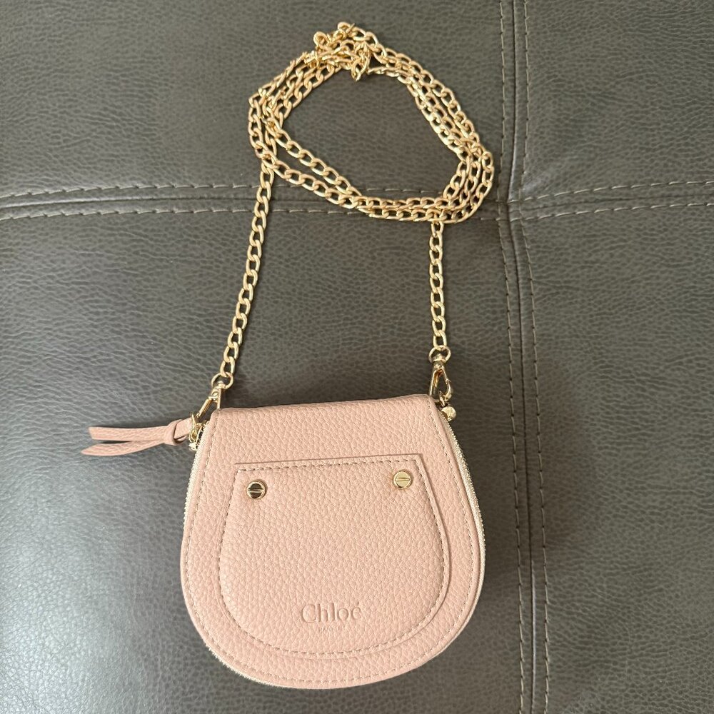 Chloé Mini Chain Crossbody / Cosmetic Bag – GWP –  New